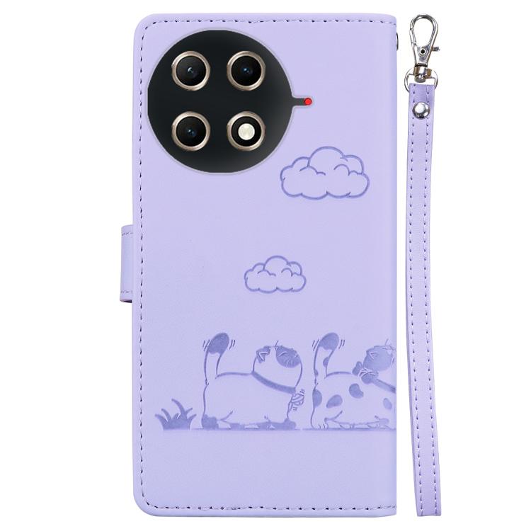 For Tecno Camon 30S / Camon 30S Pro Cute Cats RFID Leather Phone Case