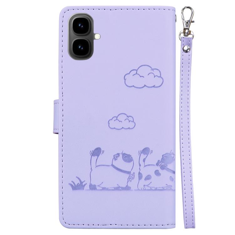 For Tecno Pop 10 / Spark Go 2 4G Cute Cats RFID Leather Phone Case
