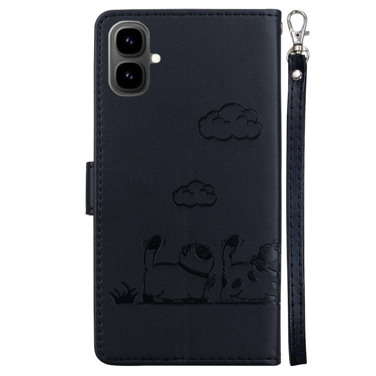 For Tecno Pop 10 / Spark Go 2 4G Cute Cats RFID Leather Phone Case