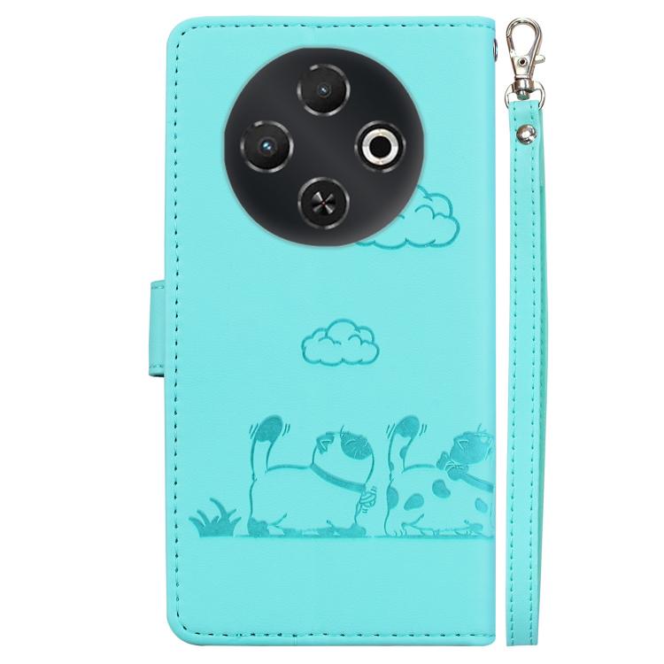 For Tecno Pop 9 5G / Spark 30C 5G Cute Cats RFID Leather Phone Case