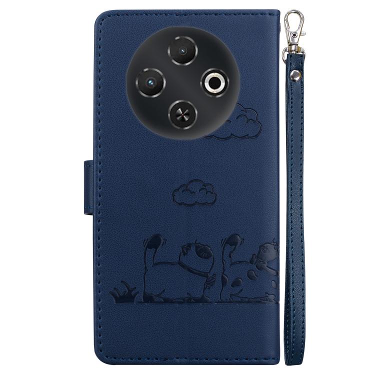 For Tecno Pop 9 5G / Spark 30C 5G Cute Cats RFID Leather Phone Case