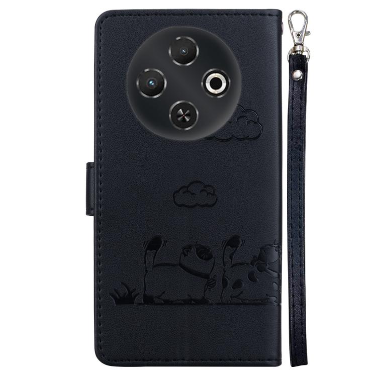 For Tecno Pop 9 5G / Spark 30C 5G Cute Cats RFID Leather Phone Case