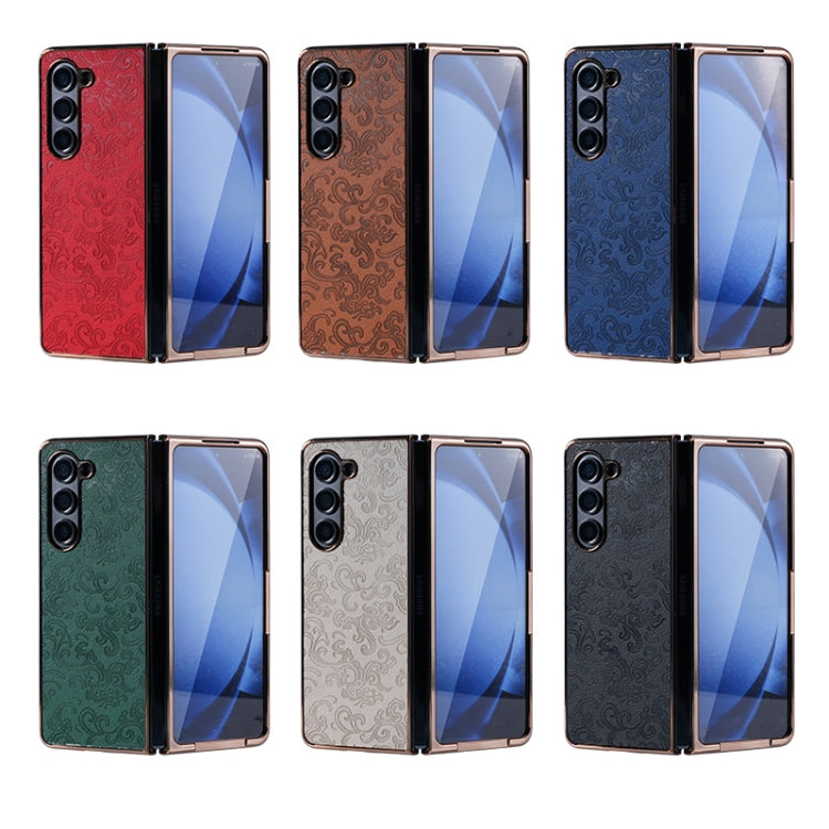 For Samsung Galaxy Z Fold6 Integrated Cloud Dragon Pattern Fold Phone Case