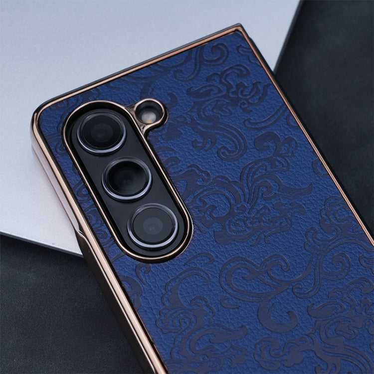 For Samsung Galaxy Z Fold6 Integrated Cloud Dragon Pattern Fold Phone Case