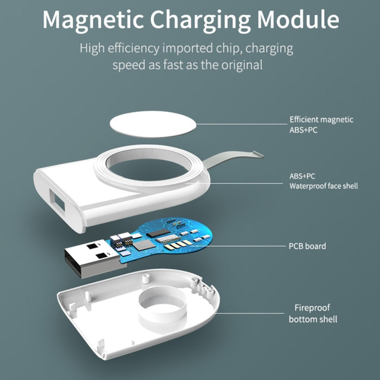 For Apple Watch Series 847 Magnetic Wireless Charger - White