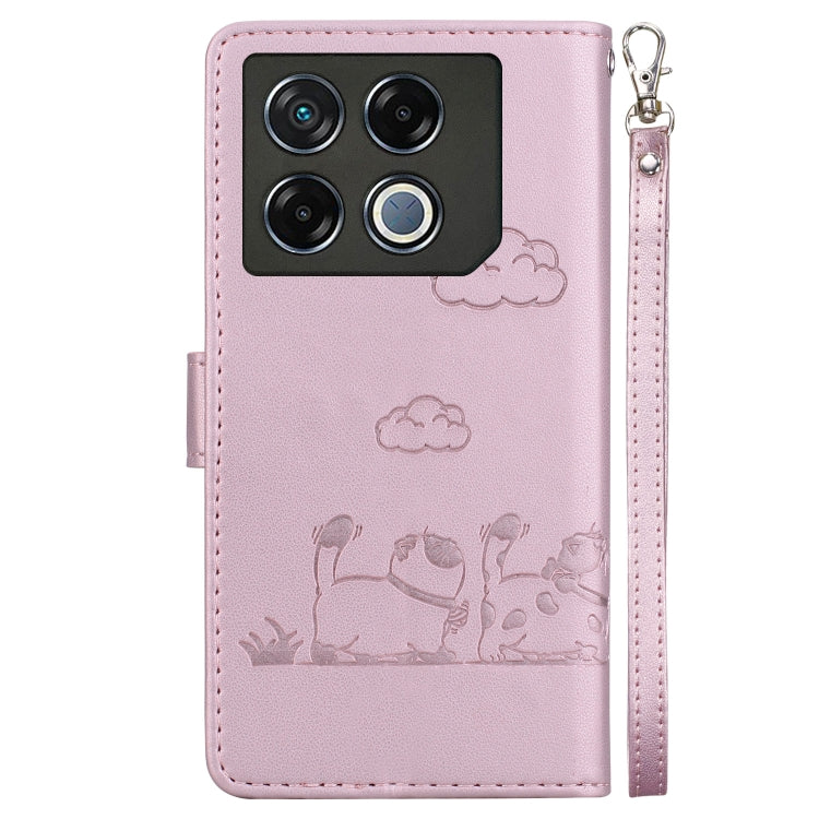 For Infinix GT 20 Pro 5G Cute Cats RFID Leather Phone Case