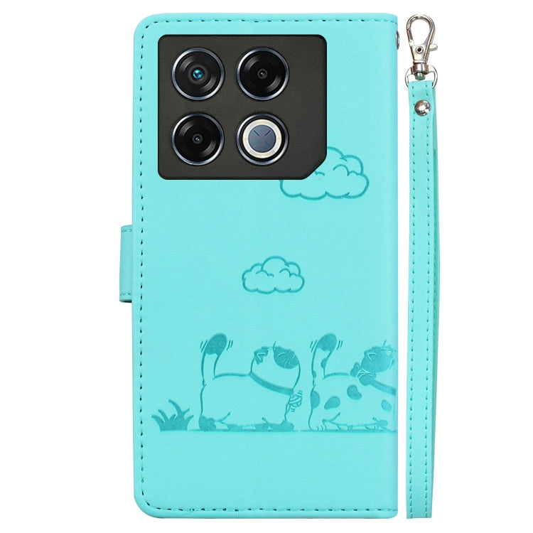 For Infinix GT 20 Pro 5G Cute Cats RFID Leather Phone Case