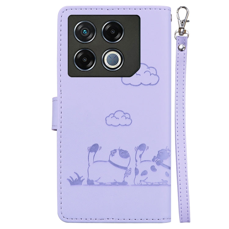 For Infinix GT 20 Pro 5G Cute Cats RFID Leather Phone Case