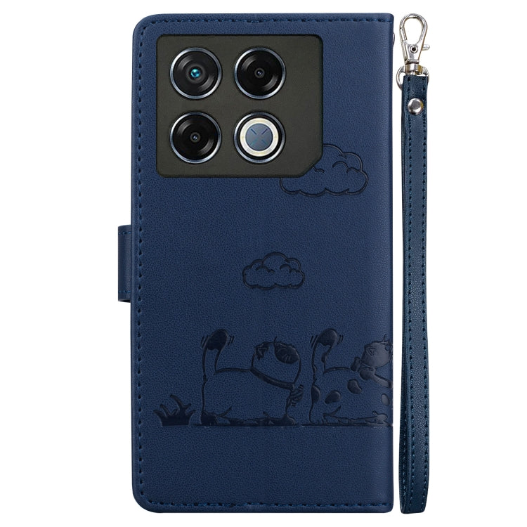 For Infinix GT 20 Pro 5G Cute Cats RFID Leather Phone Case