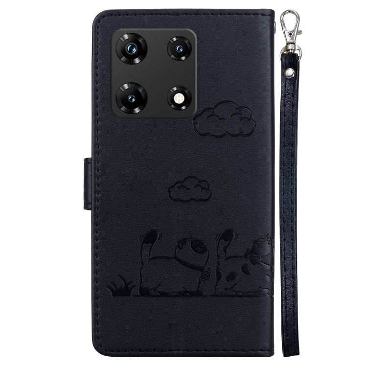 For Infinix Note 30 Pro Cute Cats RFID Leather Phone Case