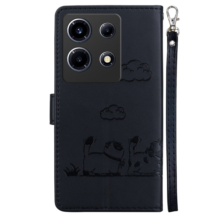 For Infinix Note 30 VIP Cute Cats RFID Leather Phone Case