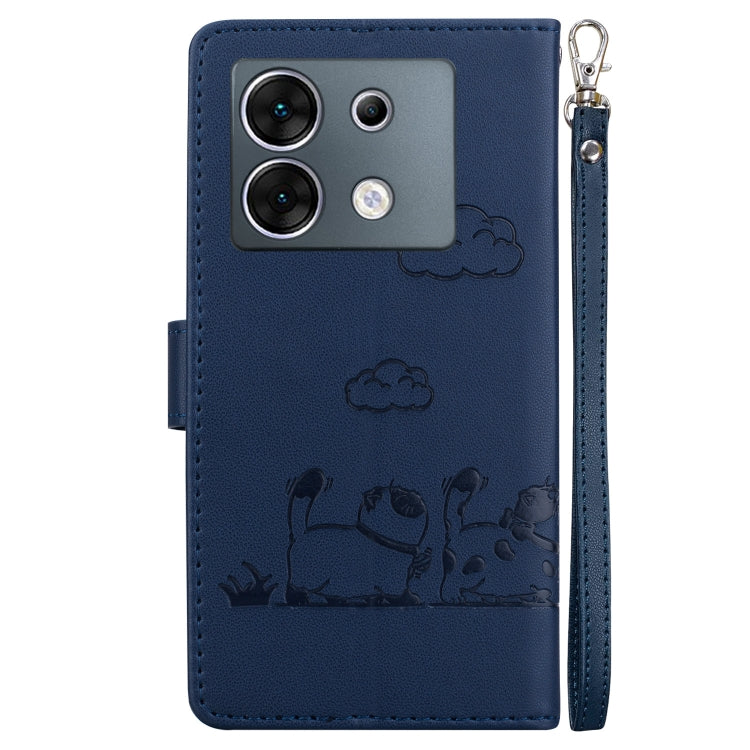 For Infinix Zero 30 5G Cute Cats RFID Leather Phone Case