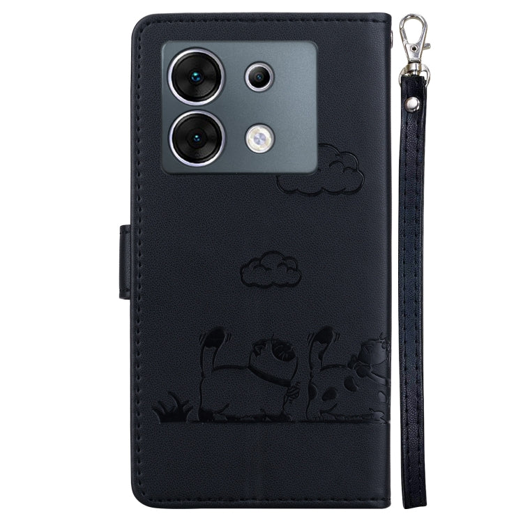 For Infinix Zero 30 5G Cute Cats RFID Leather Phone Case