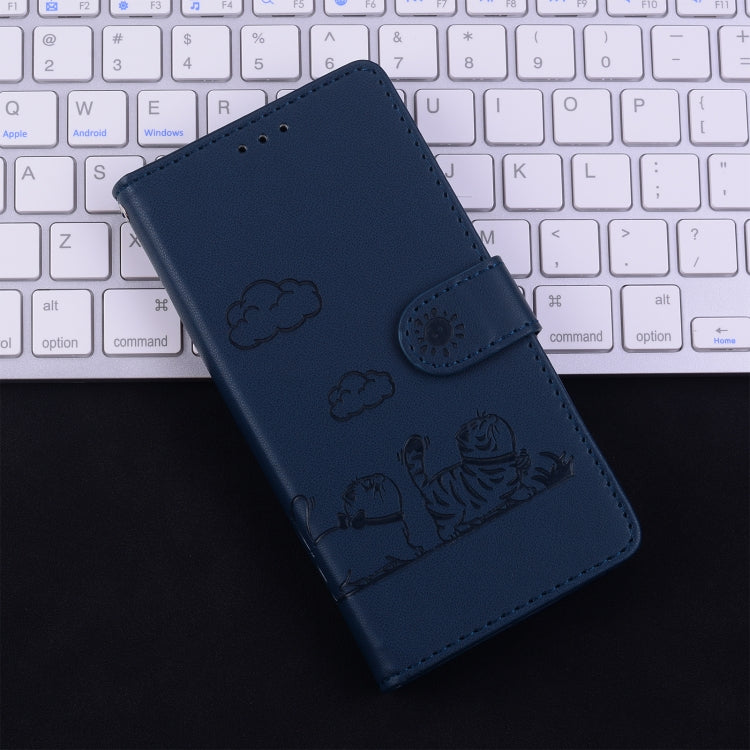 For Infinix Hot 50 4G Cute Cats RFID Leather Phone Case