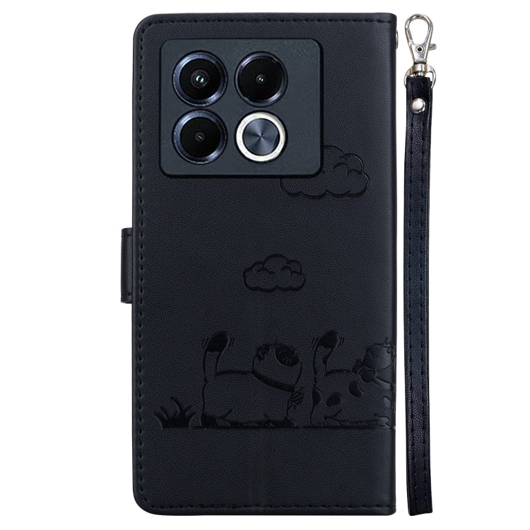 For Infinix Note 40 5G Cute Cats RFID Leather Phone Case