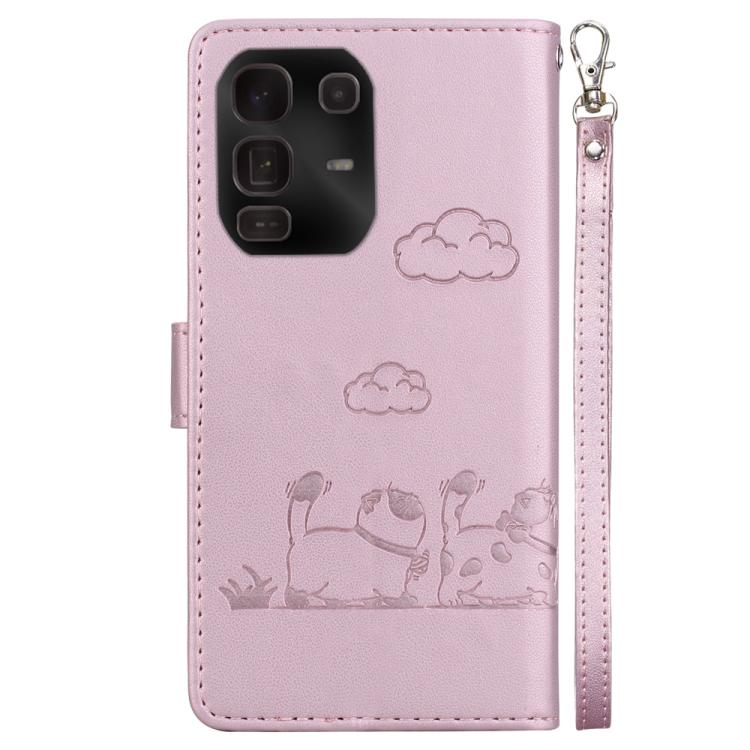 For Infinix Note 50 Pro+ Cute Cats RFID Leather Phone Case