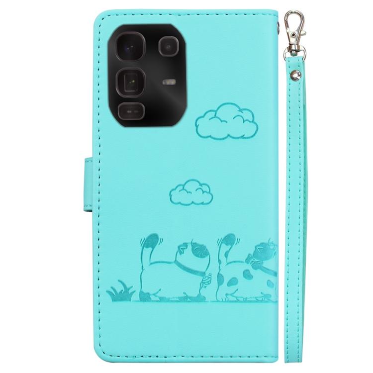 For Infinix Note 50 Pro+ Cute Cats RFID Leather Phone Case