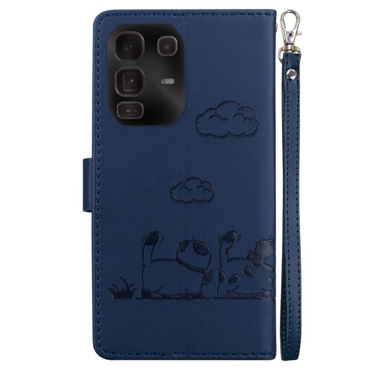 For Infinix Note 50 Pro+ Cute Cats RFID Leather Phone Case