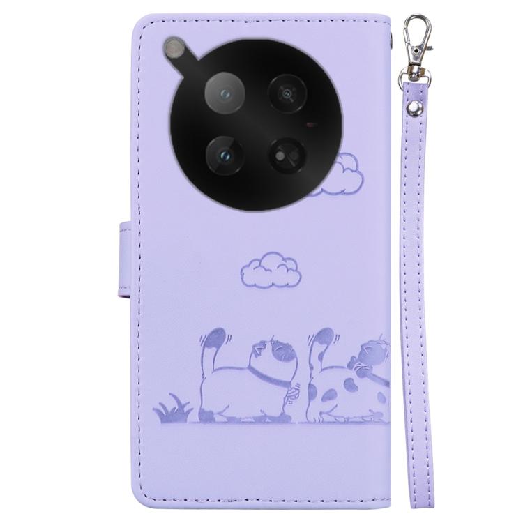For Infinix Zero 40 4G / 5G Cute Cats RFID Leather Phone Case