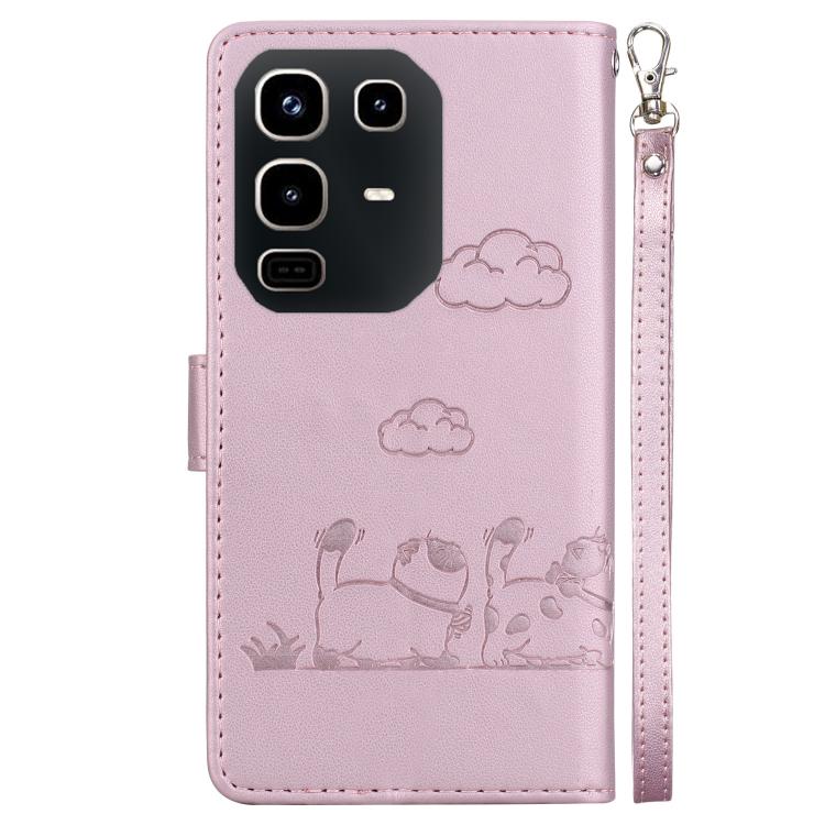 For Infinix Note 50 4G / Note 50 Pro 4G Cute Cats RFID Leather Phone Case