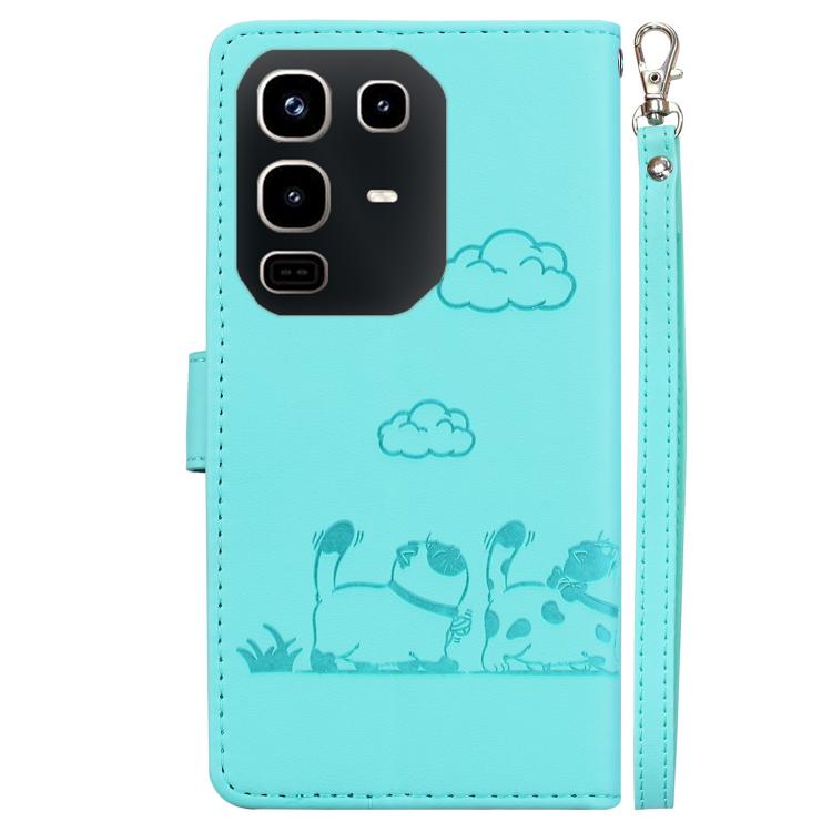 For Infinix Note 50 4G / Note 50 Pro 4G Cute Cats RFID Leather Phone Case
