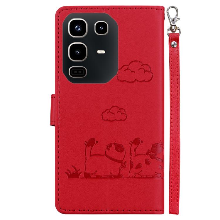 For Infinix Note 50 4G / Note 50 Pro 4G Cute Cats RFID Leather Phone Case