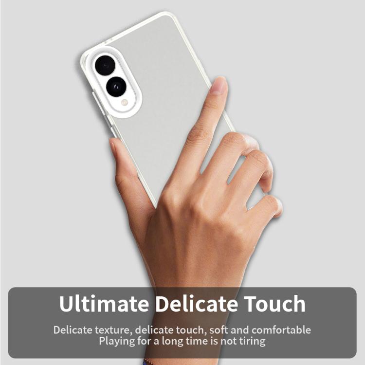For Samsung Galaxy S25 Edge 5G Candy PC Hybrid TPU Shockproof Phone Case