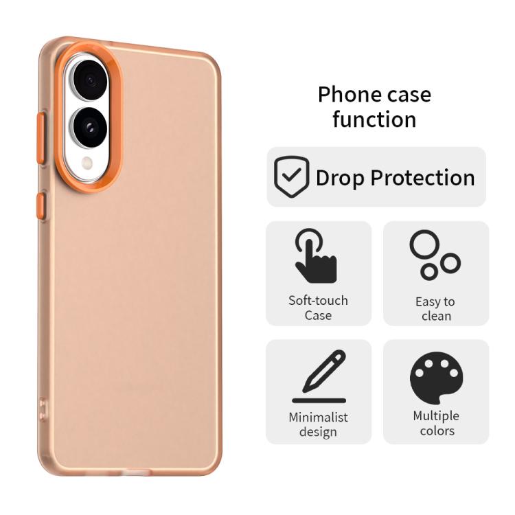 For Samsung Galaxy S25 Edge 5G Candy PC Hybrid TPU Shockproof Phone Case