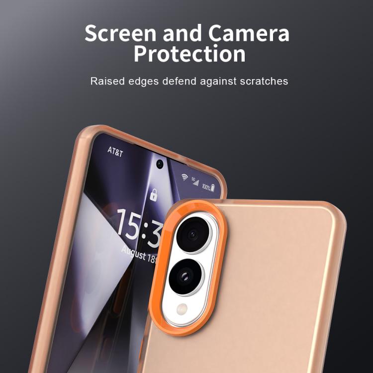 For Samsung Galaxy S25 Edge 5G Candy PC Hybrid TPU Shockproof Phone Case