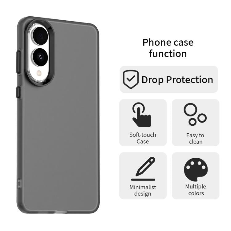 For Samsung Galaxy S25 Edge 5G Candy PC Hybrid TPU Shockproof Phone Case