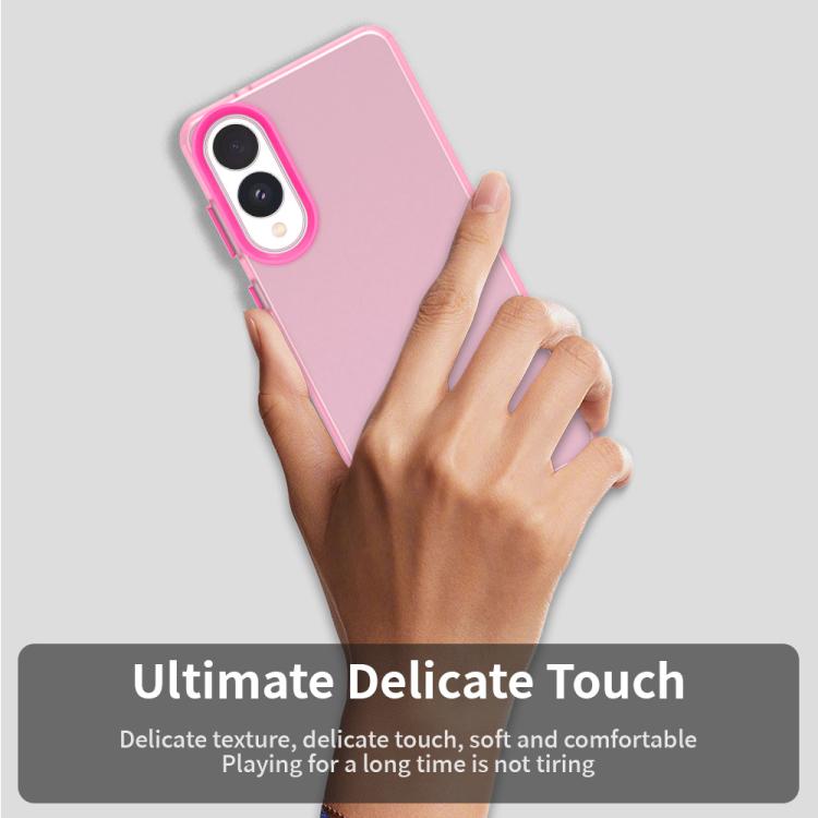 For Samsung Galaxy S25 Edge 5G Candy PC Hybrid TPU Shockproof Phone Case