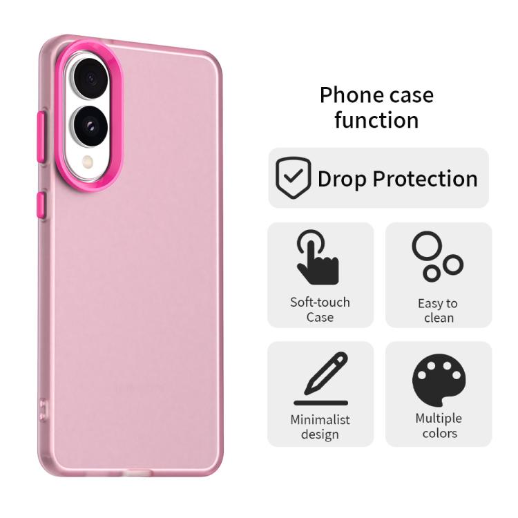 For Samsung Galaxy S25 Edge 5G Candy PC Hybrid TPU Shockproof Phone Case