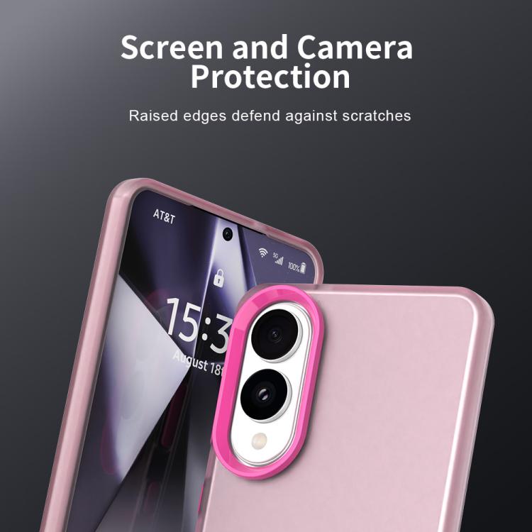 For Samsung Galaxy S25 Edge 5G Candy PC Hybrid TPU Shockproof Phone Case
