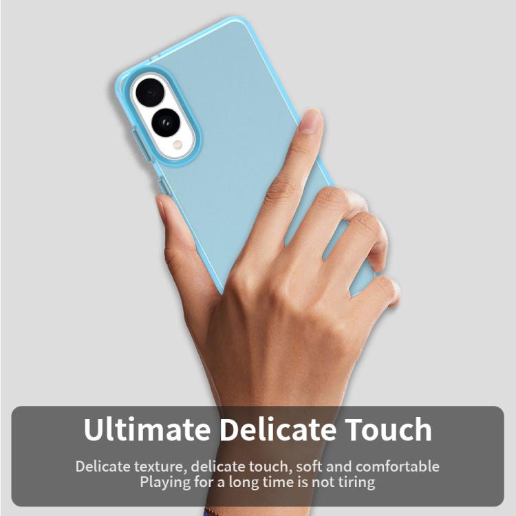 For Samsung Galaxy S25 Edge 5G Candy PC Hybrid TPU Shockproof Phone Case