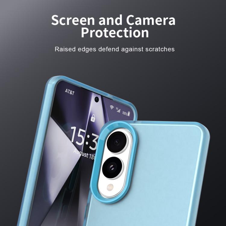 For Samsung Galaxy S25 Edge 5G Candy PC Hybrid TPU Shockproof Phone Case