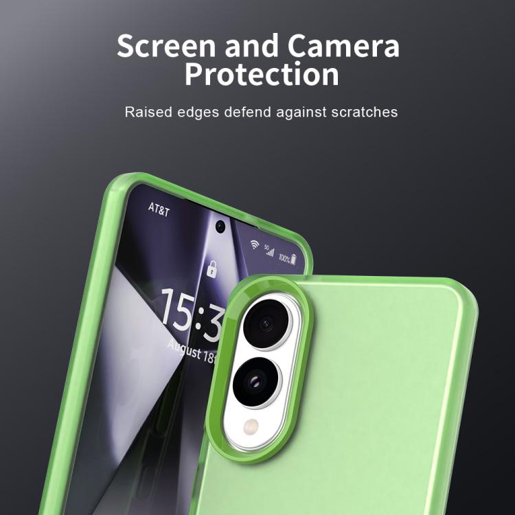 For Samsung Galaxy S25 Edge 5G Candy PC Hybrid TPU Shockproof Phone Case