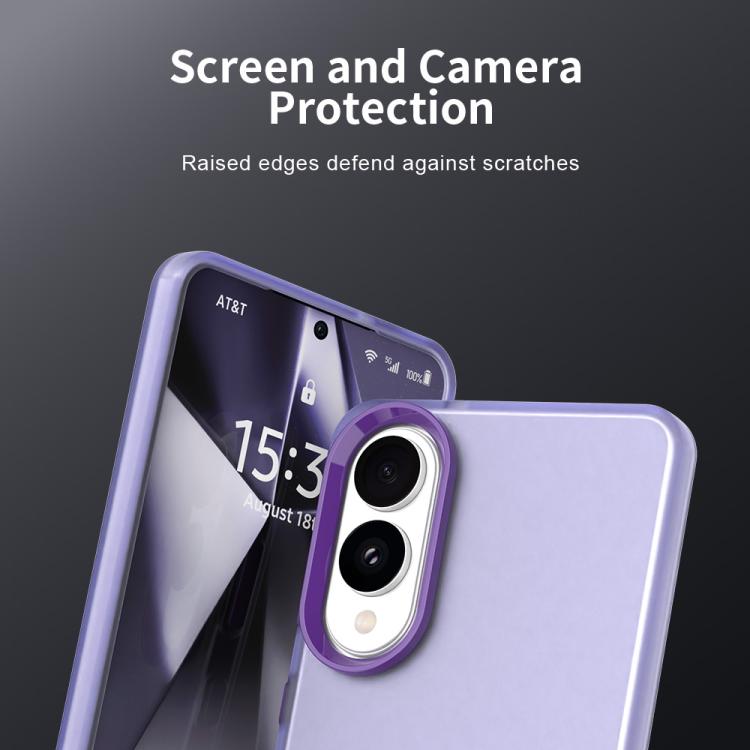 For Samsung Galaxy S25 Edge 5G Candy PC Hybrid TPU Shockproof Phone Case