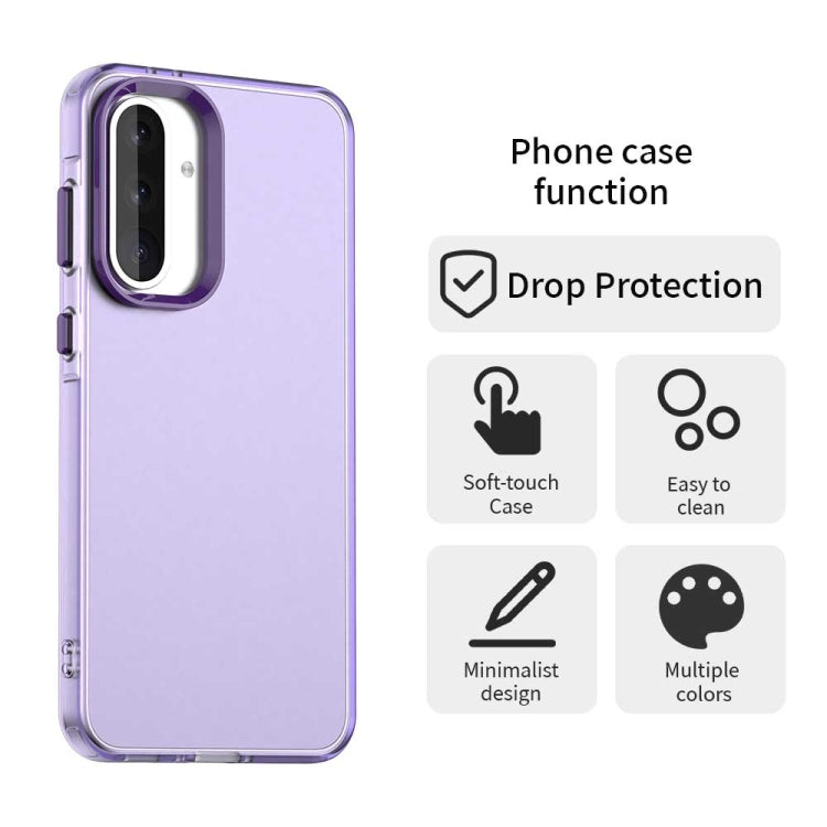 For Samsung Galaxy A36 5G Candy PC Hybrid TPU Shockproof Phone Case