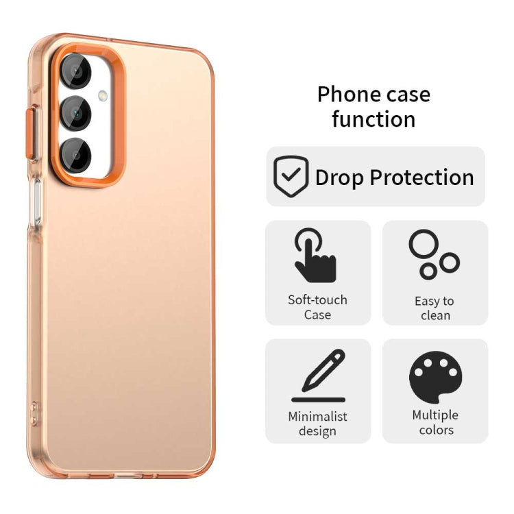 For Samsung Galaxy A55 5G Candy PC Hybrid TPU Shockproof Phone Case