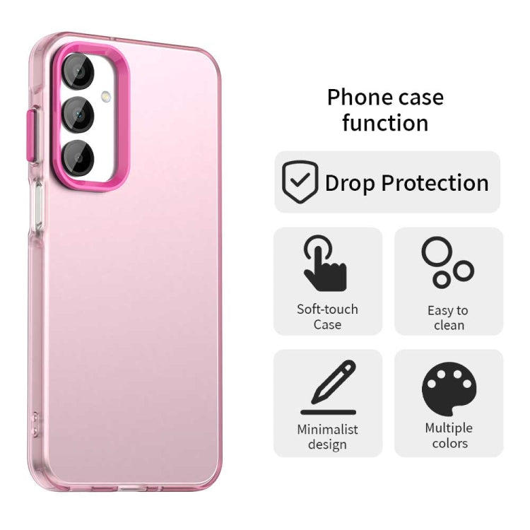 For Samsung Galaxy A55 5G Candy PC Hybrid TPU Shockproof Phone Case