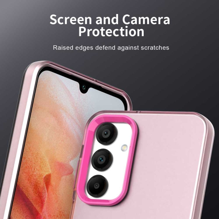 For Samsung Galaxy A55 5G Candy PC Hybrid TPU Shockproof Phone Case