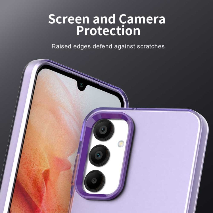 For Samsung Galaxy A55 5G Candy PC Hybrid TPU Shockproof Phone Case