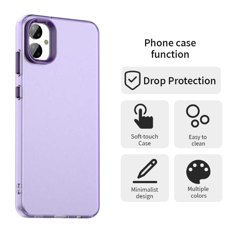 For Samsung Galaxy A05 Candy PC Hybrid TPU Shockproof Phone Case