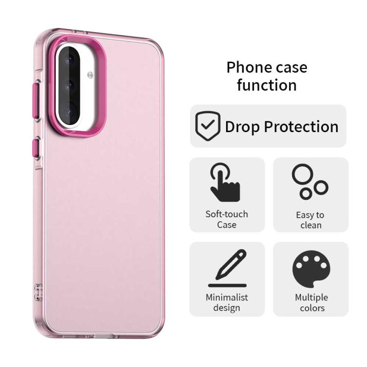 For Samsung Galaxy A56 5G Candy PC Hybrid TPU Shockproof Phone Case
