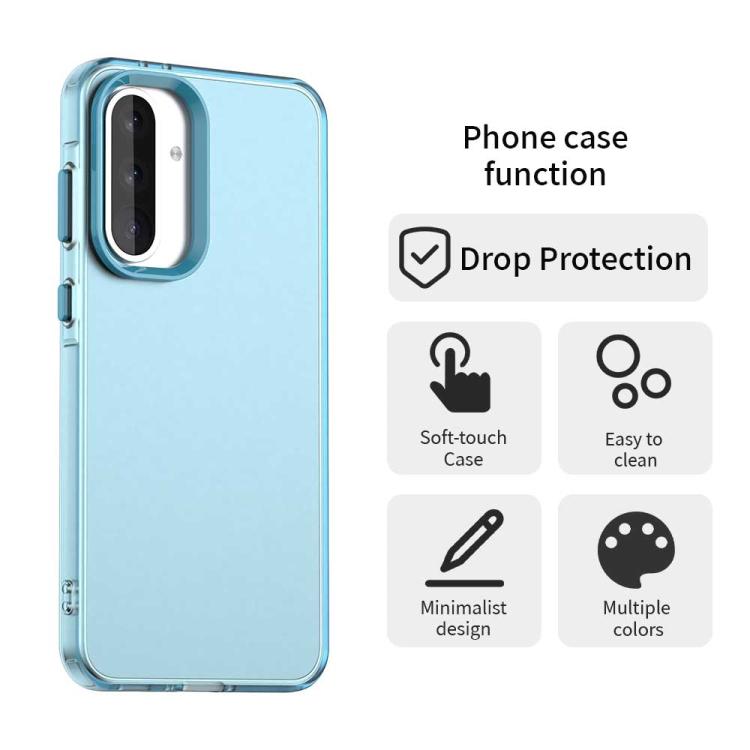 For Samsung Galaxy A56 5G Candy PC Hybrid TPU Shockproof Phone Case
