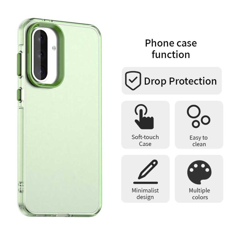 For Samsung Galaxy A56 5G Candy PC Hybrid TPU Shockproof Phone Case