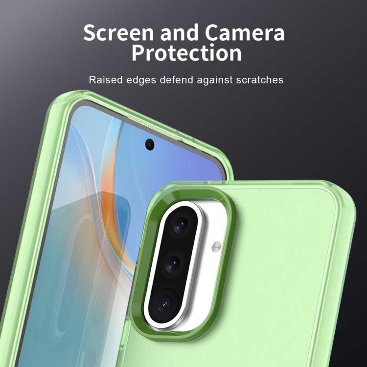 For Samsung Galaxy A56 5G Candy PC Hybrid TPU Shockproof Phone Case