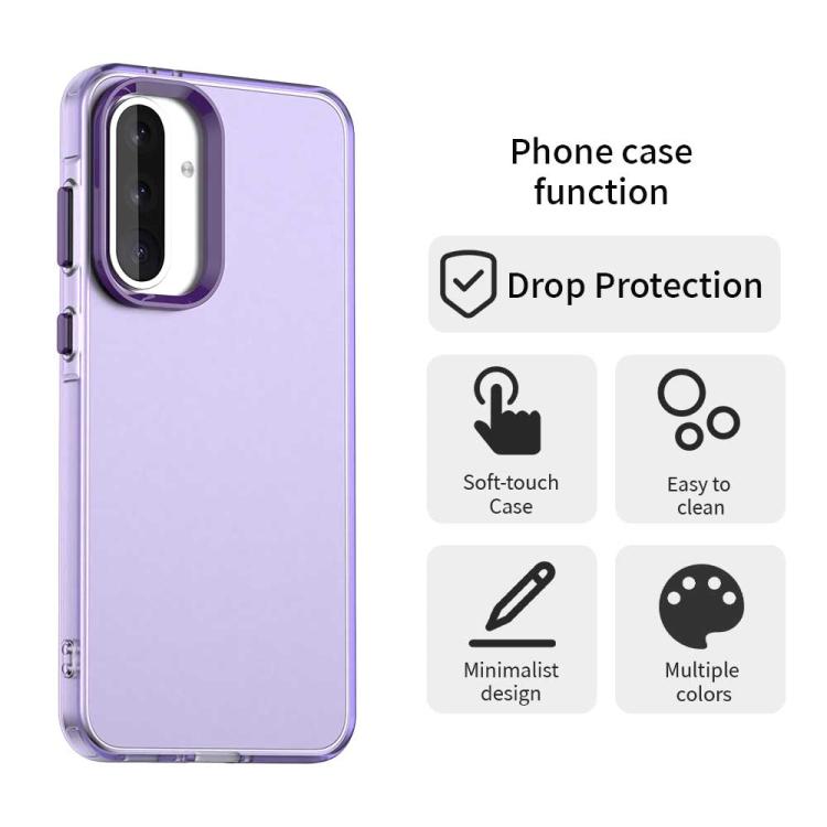 For Samsung Galaxy A56 5G Candy PC Hybrid TPU Shockproof Phone Case