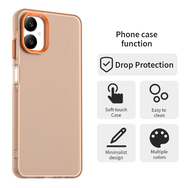 For Samsung Galaxy A06 5G Candy PC Hybrid TPU Shockproof Phone Case