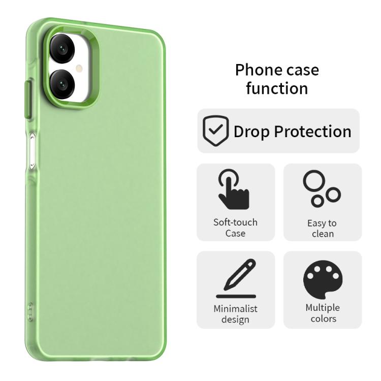For Samsung Galaxy A06 5G Candy PC Hybrid TPU Shockproof Phone Case